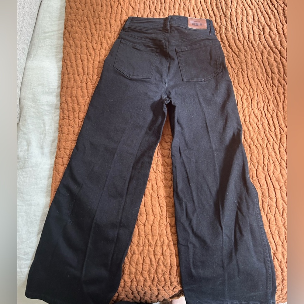 Sezane Black Le Crop Denim Pants - Picture 4 of 4
